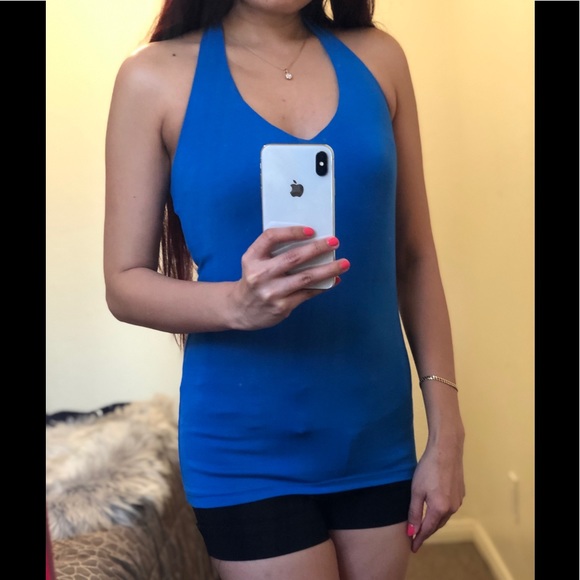 INC Blue sexy halter tops for women size XS - Picture 1 of 5